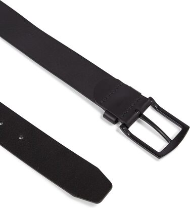 Чоловічий шкіряний ремінь Tommy Hilfiger Denton Matte 3.5, чорний