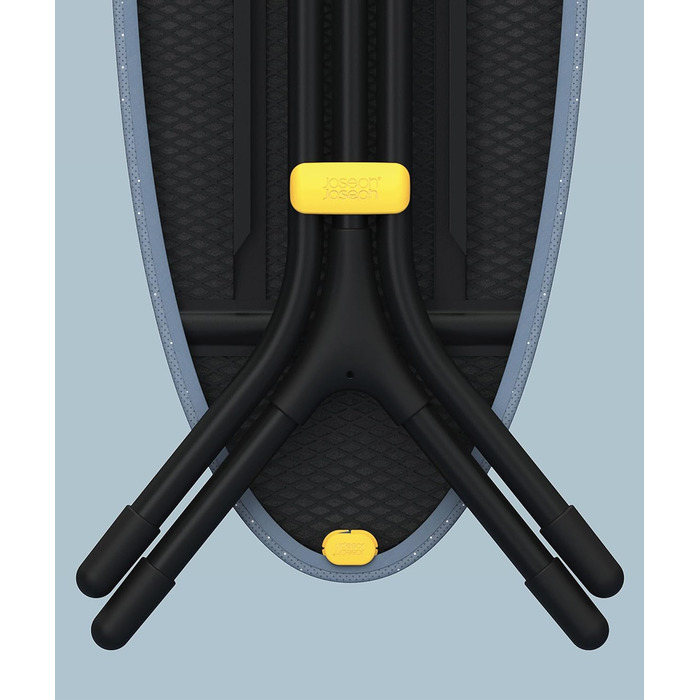 Прасувальна дошка Joseph Joseph Glide з компактними ніжками та інтегрованою підставкою для праски - Regular, Сірий/Жовтий, 130 см