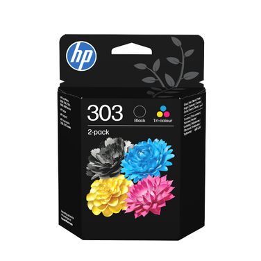 Оригінальний комплект картриджів HP 303 (чорний та кольоровий), 2 шт, нова версія