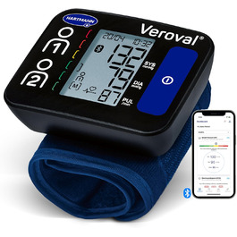 Тонометр Veroval Compact + на плечі, BPU 26: виявлення фібриляції передсердь (AFib), передача даних у додаток, Bluetooth