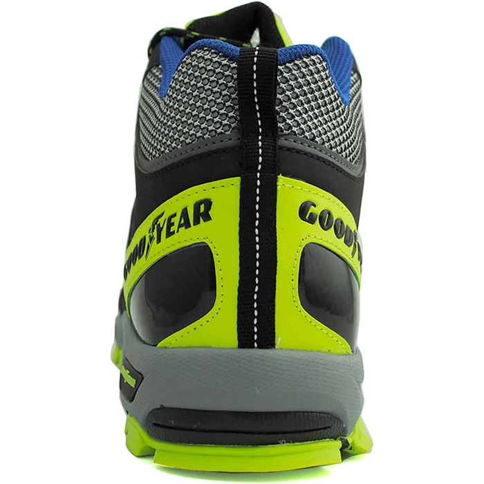 Черевики безпеки Goodyear S1P/SRA/HRO для чоловіків, без металу, композитна підошва, 43 EU, багатоколірні