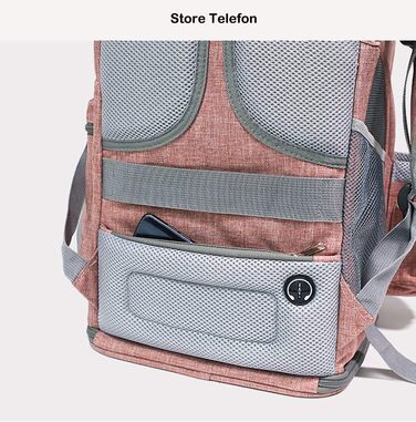 Рюкзак для тварин Outdoor: рюкзак для собак та котів (Сірий)