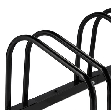 Relaxdays 2-bike bicycle stand, black