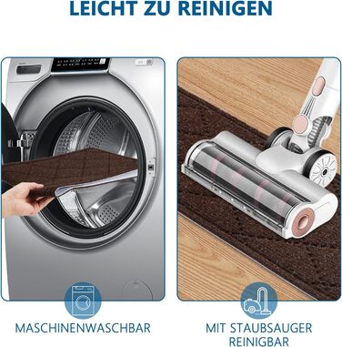 Килимок на сходи, антиковзаючий, 20x76 см (15 шт.), килим-прогун для сходів, багаторазовий клей для всіх чистих, гладких сходів, захисна килимова стрічка для дітей, (Коричневий)