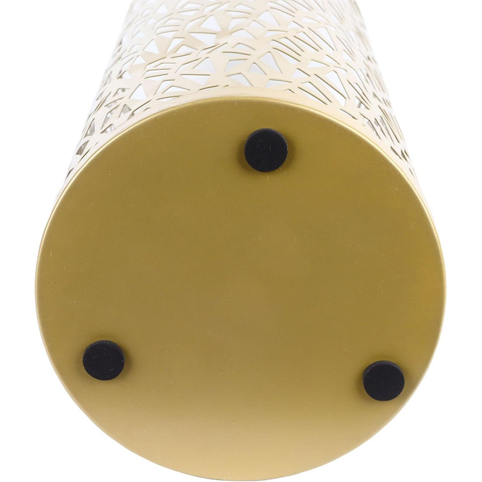 Металевий підставка для парасольки Topiky, кругла, золота, 15x10,5 см