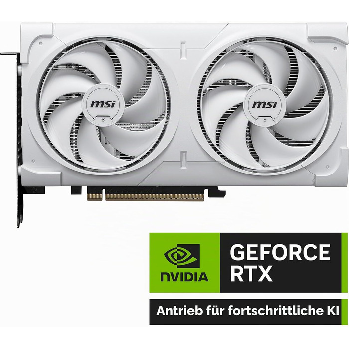 Відеокарта MSI GeForce RTX 5060 Ti VENTUS 2X OC WHITE 8GB GDDR7, PCIe 5.0