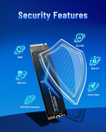 SSD NVMe 1TB PCIe Gen4x4/Gen5.0 2280 - до 14000 МБ/с (Чіткий NAND)