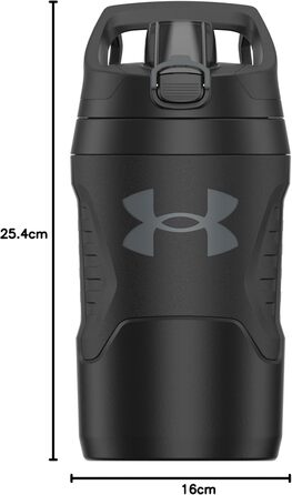 Пляшка спортивна термос Under Armour з ручкою, 907.2 г, чорна - для бейсболу, футболу та інших видів спорту, герметична