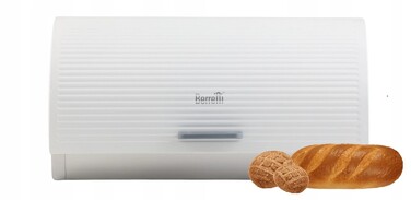 Цілісна хлібниця Berretti, білий/сталевий сірий