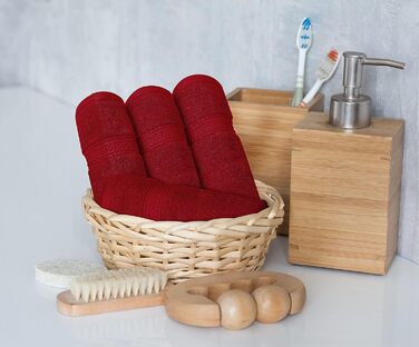 Utopia Towels - 8-Piece Cotton Towel Set with Hangers - 2 Bath Towels, 2 Hand Towels, and 4 Washcloths - (Electric Blue)