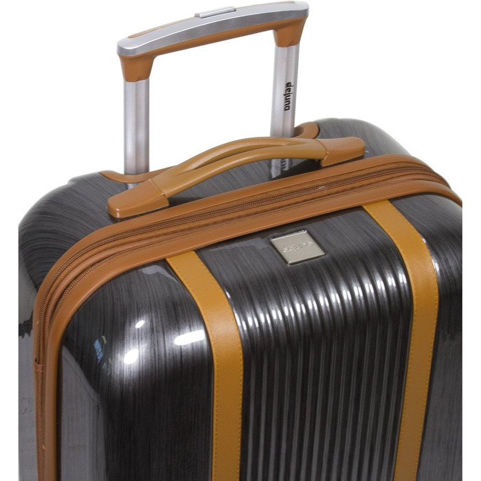 Набір валіз Dejuno Monroe New Generation 3 шт. з TSA замком, чорний