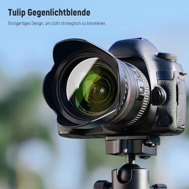 Набір фільтрів Neewer 82mm: UV, CPL, ND2, ND4, ND8, FLD, бленда та кришка об'єктива, сумісний з Canon, Nikon, Sony, Panasonic, DSLR