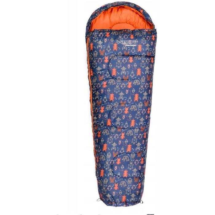 Дитячий спальний мішок Meteor Premium з рюкзаком. Ultralight, для кемпінгу та відпочинку. Комфортний, підлітковий, міні-спальний мішок