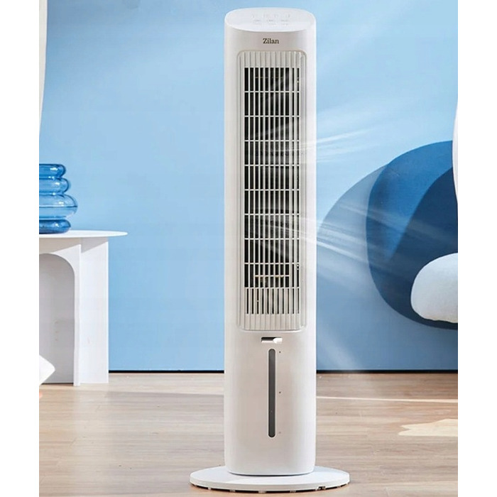 Колонний вентилятор Zilan TOWER FAN COOLER, білий