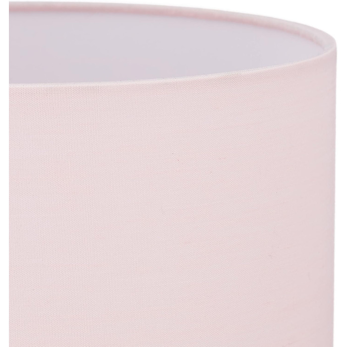 Нічна лампа Relaxdays з сенсорним керуванням, рожева, для вітальні та спальні, тканинний абажур, E14, 32x18 см