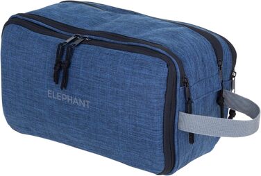 Туалетна сумка-органайзер для подорожей: велика модель для жінок та чоловіків, блакитно-чорна (13028)
