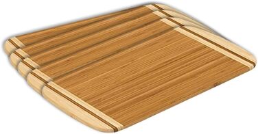 Набір з 5 бамбукових дощок для нарізання Kesper 30x20x1,6 см, коричневі