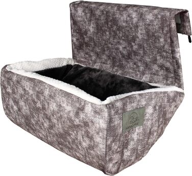Heated Cat Bed | Also suitable for large cats | Cat Bed Heater Hanging Cave Cat Cat Heater Hammock Radiator Bed Cats Heated Cat Bed Cat XXL (Brown)
