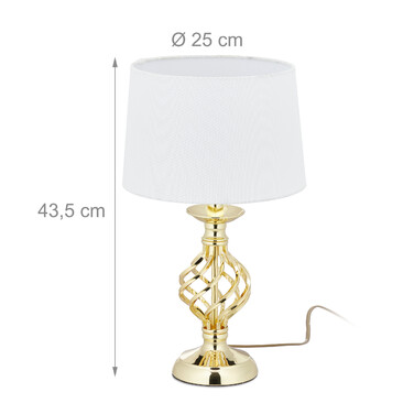 Relaxdays Modern Dimmable Table Lamp