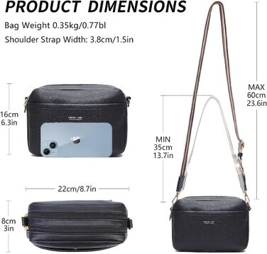 Сумка жіноча через плече Leder Umhängetasche червона з широким ременем кросбоді. Маленька сумка месенджер для жінок