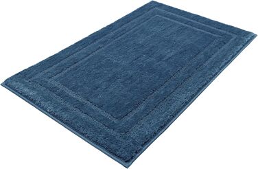 Протиковзкий килимок для ванної кімнати та туалету Decomira, Royal Blue, 70x120 см, прямокутний, вологостійкий та придатний для прання