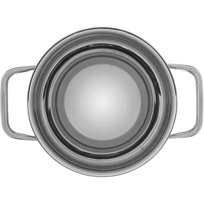 WMF Compact Cuisine Water Bath Bowl 16.5 cm, Stackable, Mixing Bowl for Water Bath, Cromargan Stainless Steel Bowl Polished, Dishwasher Safe