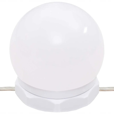 Шафа у ванну кімнату з дзеркалом та LED-підсвіткою, дуб сонома сірий, 76x15x