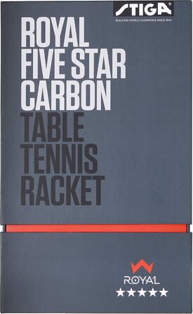 Стіга Роял Карбон – професійний стіл-тенісний ракетковий спортивний інвентар для настільного тенісу, ITTF-сертифікований, карбонова технологія, максимальна швидкість, потужність та контроль