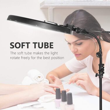 NEEWER Комплект кільцевого світла для фото та відео: 48 см, 52 Вт, 5500K, Bluetooth, для смартфона, YouTube, Self-Porträt Aufnahmen, RL-18