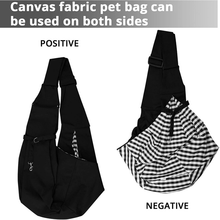 Чорна переносна сумка для собак та інших домашніх тварин, регульована, дихаюча, для прогулянок та активного відпочинку