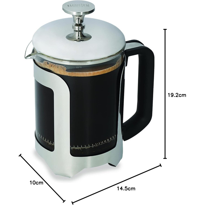 Кавоварка French Press La Cafetière Roma, нержавіюча сталь, 4 чашки, срібляста