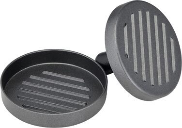 Прес для бургерів Tefal K18511 12 см антипригарний, для м'яса, риби та овочів, сірий/чорний