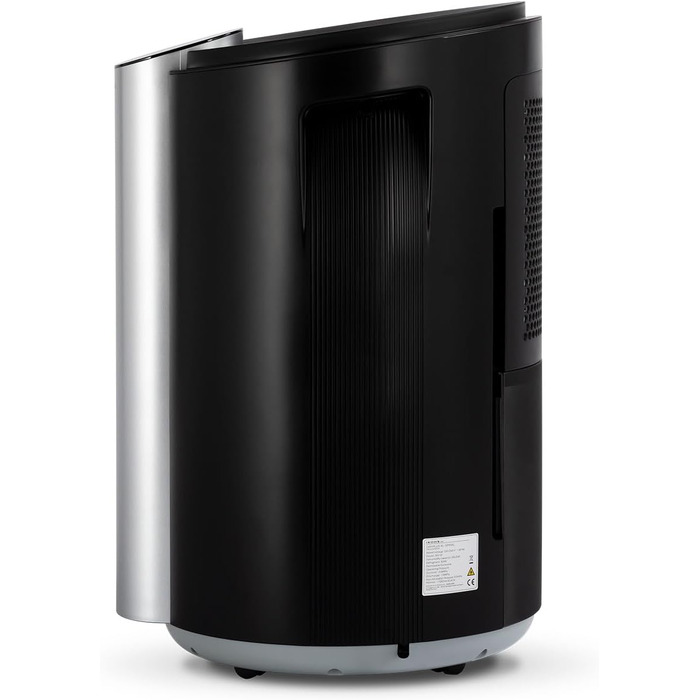 Осушувач повітря CREATE Luftentfeuchter XL SPIRAL для приміщень до 90 м², 20 л, LED-дисплей, 380 Вт, чорний