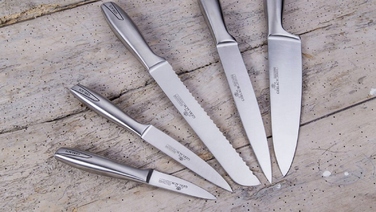 Набір ножів у підставці Gerlach Modern, 5 предметів, чорний блок