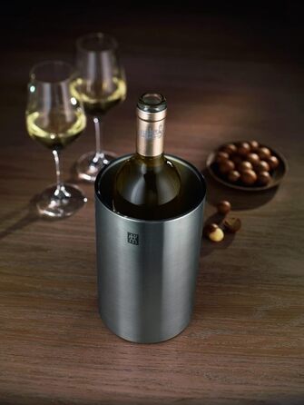ZWILLING Sommelier, double-walled wine cooler, 21.6 x 11 x 19 cm, Silver