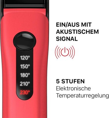 Випрямляч для волосся Swiss'X Pulsecare 101.20/I професійний з іонізацією, регулюванням температури, 3м кабель, Swiss Made