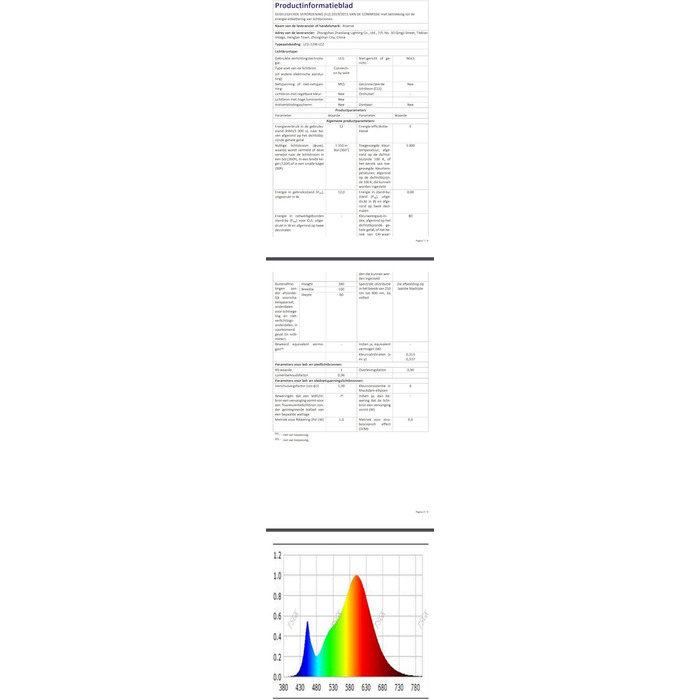LED дзеркальна лампа Riserva 12W для ванної кімнати, поворотна 300°, 38 см, 3000K, чорний колір