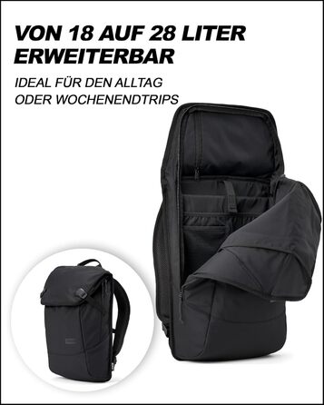 Рюкзак AEVOR Daypack 18 л, водовідштовхувальний, для ноутбука 15'', багато кишень, дихаюча спинка