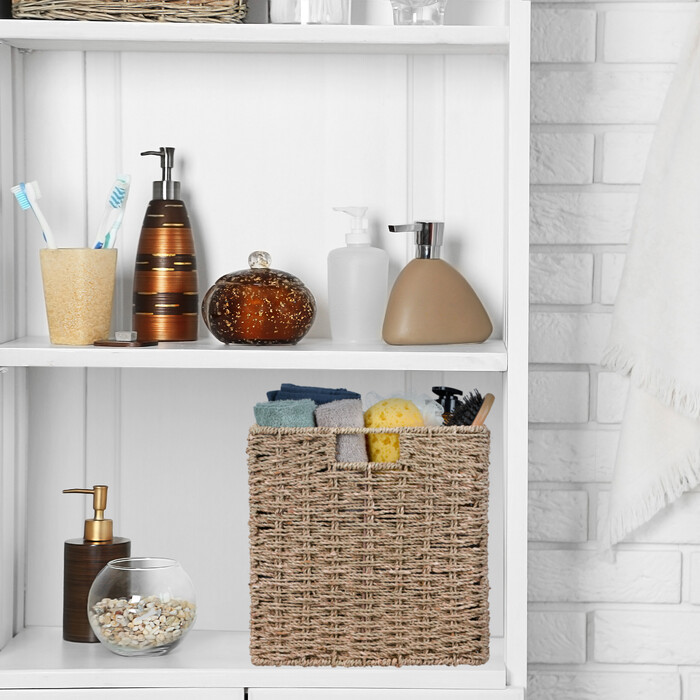 Woven Seagrass Storage Basket