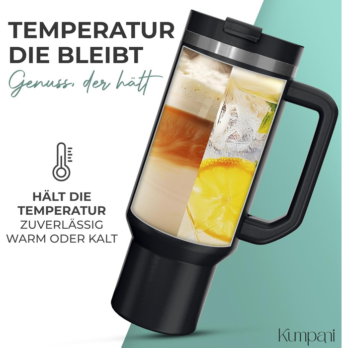 Personalized Insulated Tumbler - 40oz with Engraving - Custom Name or Logo, Leak-Proof, BPA-Free, with Lid & Straw - White (Black Accent)