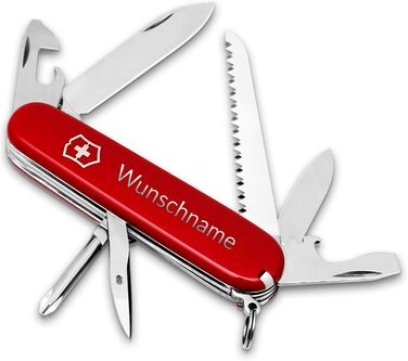 Швейцарський ніж Victorinox Hiker з гравіюванням: подарунок для чоловіків, 13 функцій
