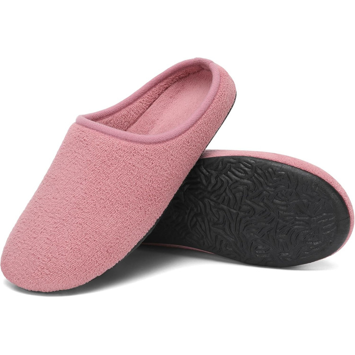 Тапочки жіночі Mishansha, теплі, зимові, кораллового кольору, з велюру, розмір 36 EU, рожеві