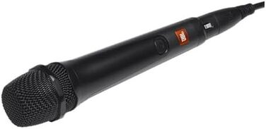 Мікрофон вокальний дротовий JBL PBM 100 для PartyBox: караоке, чорний, кардіоїдний