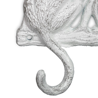 Relaxdays Monkey-Themed White Coat Rack