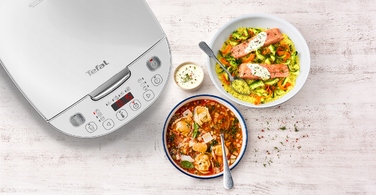 Мультиварка Tefal SimplyCook Plus RK6221E1, 12-в-1, 4 л, з кошиком