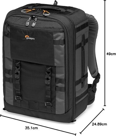 Сумка-рюкзак Lowepro Pro Trekker для фотообладнання, чорно-сіра, LP37268-GRL (BP 450 AW II)