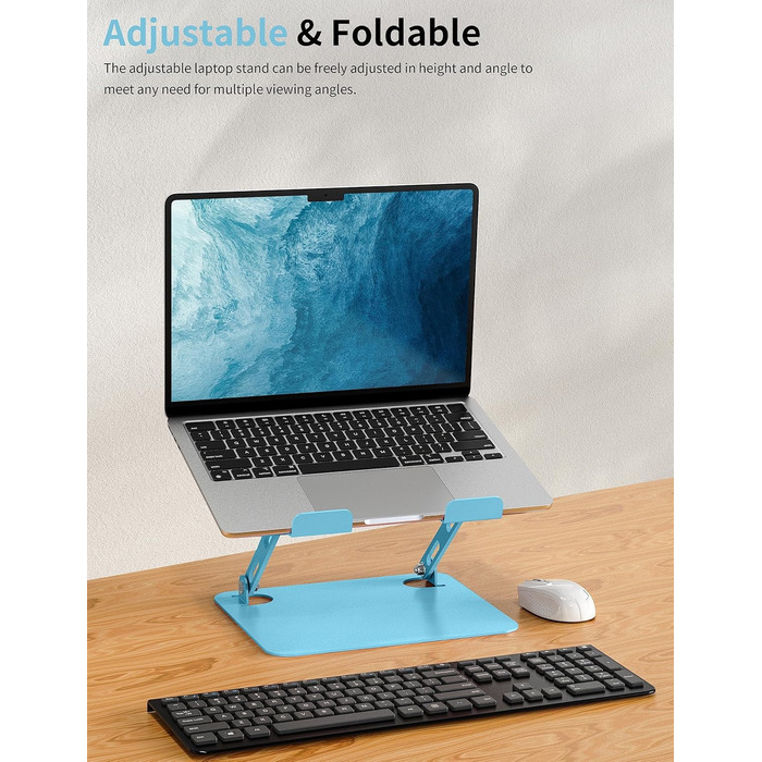 Soundance Adjustable Laptop Stand - Portable Ergonomic Laptop Riser for 10.6