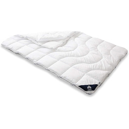 Ковдра Irisette Micro Thermo 4 сезони 155x220 см, стьобана, мікрофібра, всесезонна, сертифікат Öko Tex, німецька якість