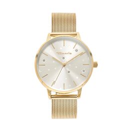 Жіночий годинник Tamaris – елегантний дизайн з мереживною окантовкою (золотий)