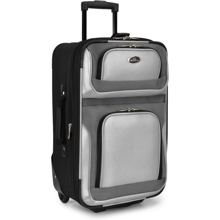 Набір валіз U.S. Traveler New Yorker (4 шт) - червоний, легкий, м'який, розширюваний